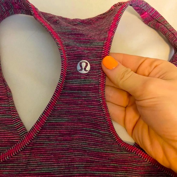 Lululemon Racerback Tank-top Size 6 - Picture 3 of 3
